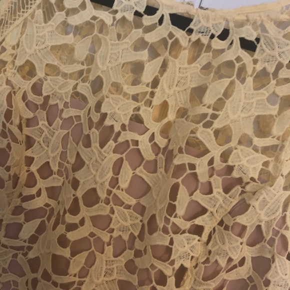 Yellow lace ELIZA J dress 👗🥰 - Picture 5 of 7